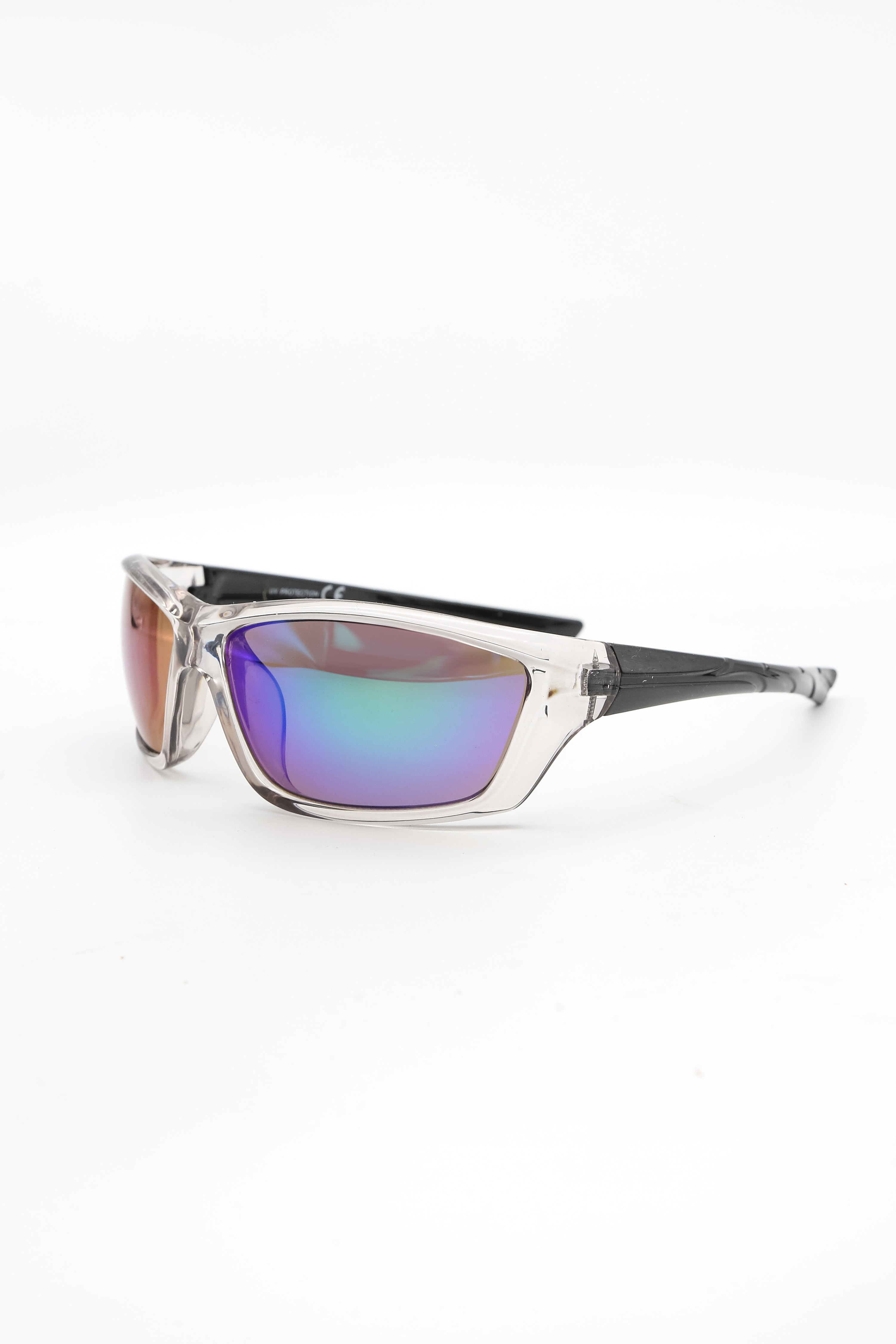 Clear Frame Sports Sunglasses
