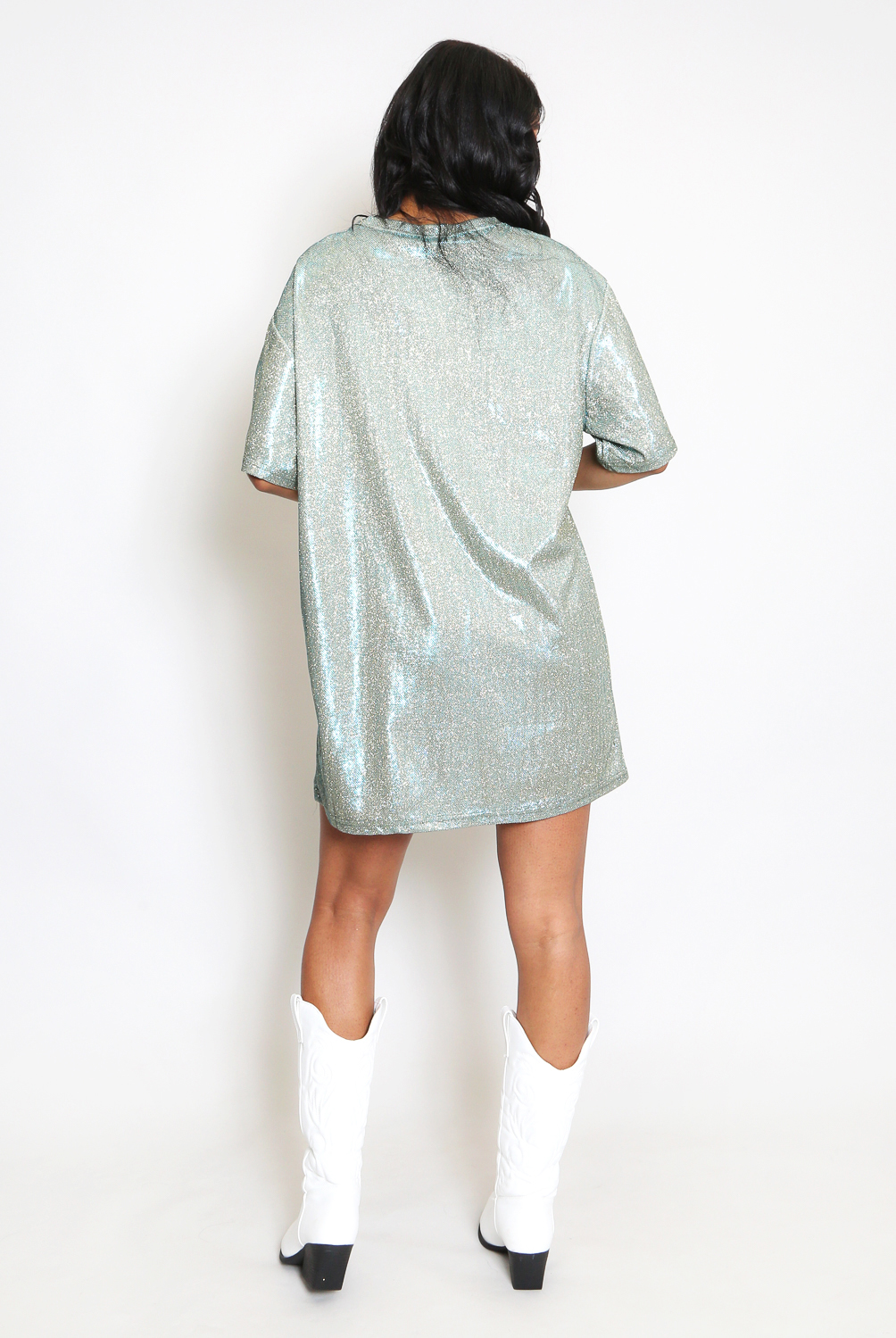 Glitter TShirt Dress Buy Fashion Wholesale in The UK