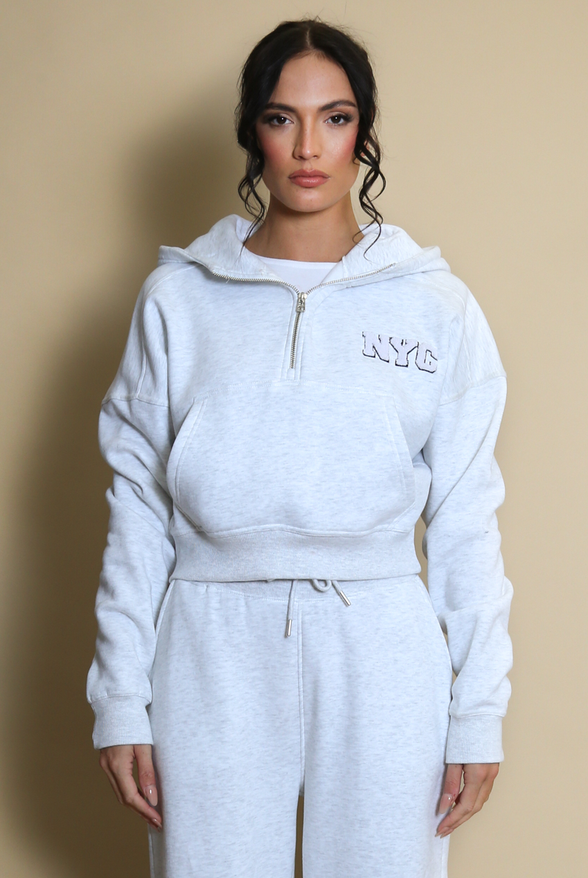 Iconic Hooded Sweatshirt And Wide Leg Jogger Set- Buy
