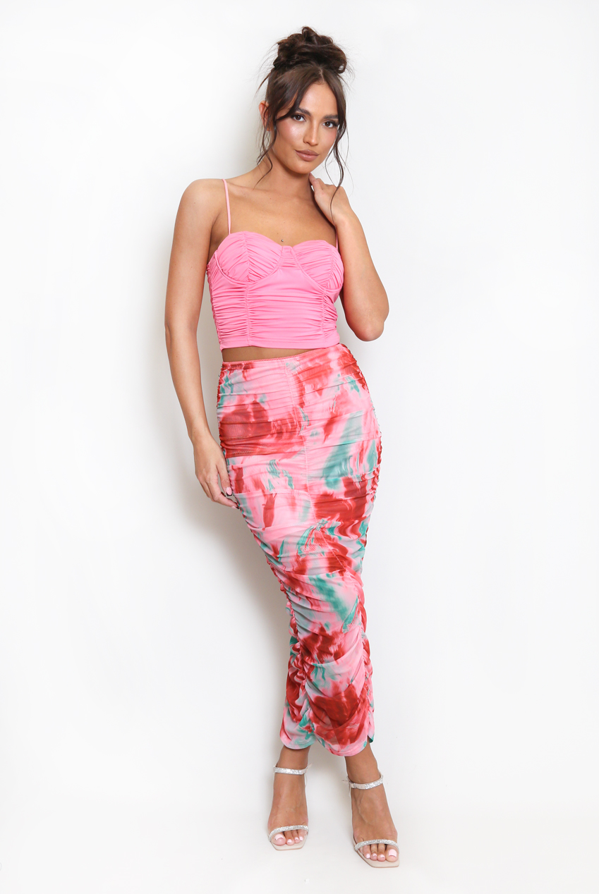 Hydra Printed Maxi Skirt