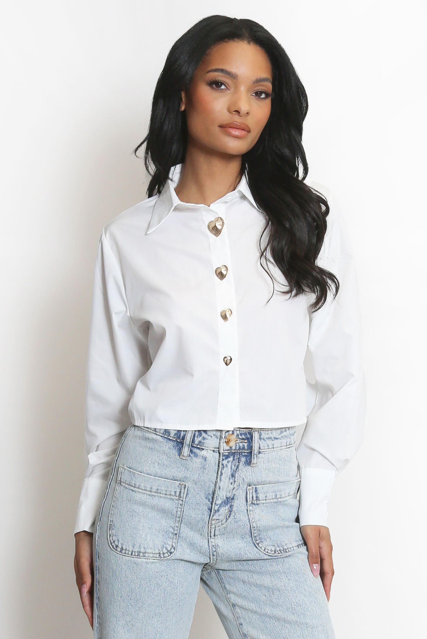 【半額以下】litmus購入　cropped shirt 半額以下】litmus購入 cropped shirt - メルカリ