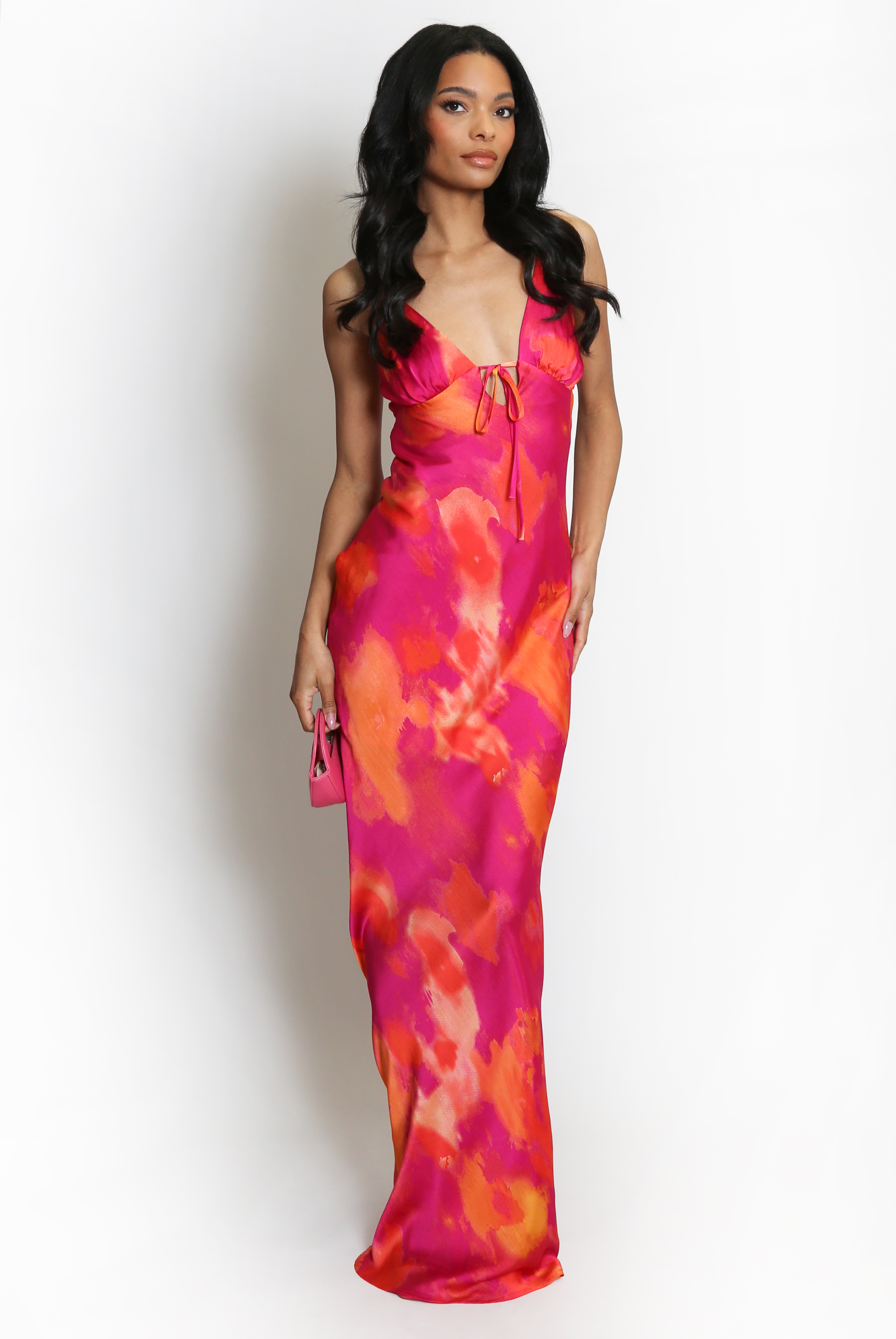 chinese dress ladies Sweetheart Cut Out Maxi Dress main image 0