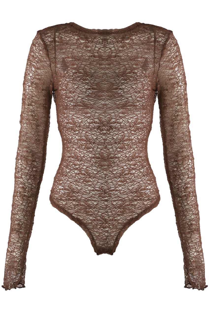 Lace Mesh Open Back Bodysuit - Buy Fashion Wholesale in The UK