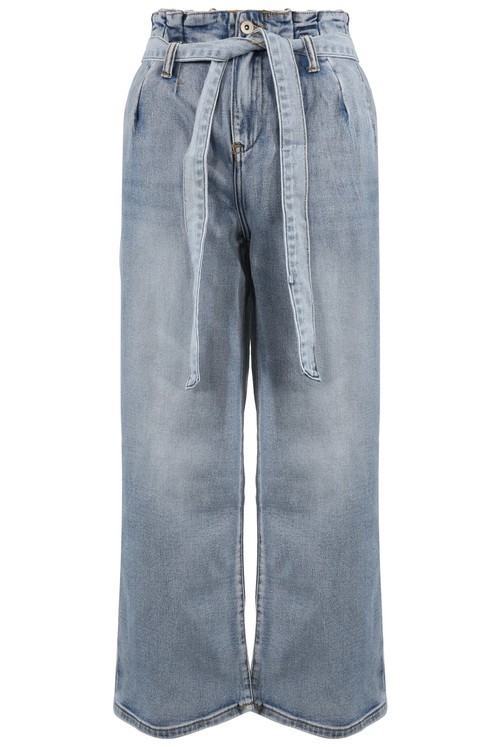 paperbag wide leg jeans