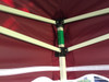 Queen Palm Canopy Frame and Flame Retardant Top (Size:10'x20')