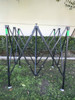 Queen Palm Canopy Frame and Flame Retardant Top (Size:8'x8')