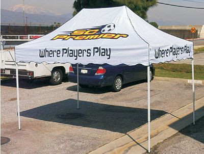 Customized Canopy Tops and Side Walls - California Palms