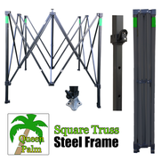 Queen Palm Steel Frame with Square Truss