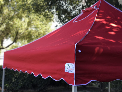 Queen Palm Four Seasons Canopy Frame and Flame Retardant Top (Size:10'x10')