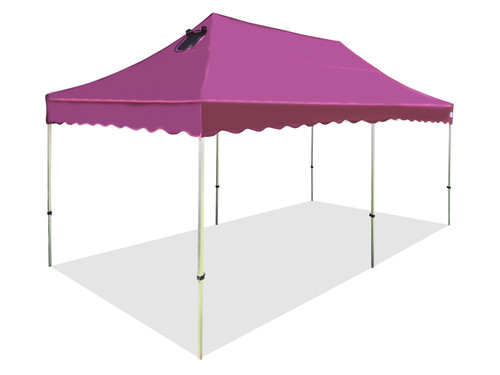 Queen Palm Four Seasons Canopy Frame and Flame Retardant Top (Size:10'x20')
