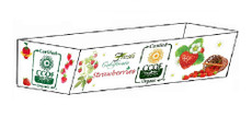 Strawberry (Organic) Tray 3-Pack 210 Pieces