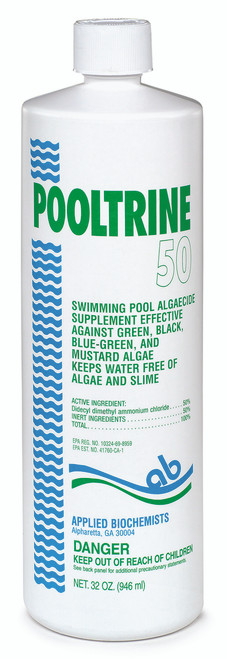 Applied Biochemists® Pooltrine® 50 algaecide - 1 qt  -  407253