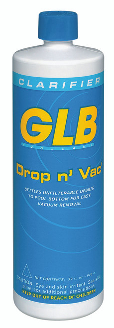 GLB® Drop n' Vac® flocculent - 1 qt