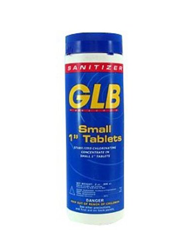 GLB® Small 1" Stabilized Chlorine Tablets - 2 lb