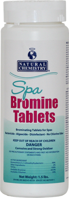 Natural Chemistry® Spa Bromine Tabs - 1.5 lb  -  04109