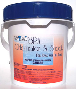 Clor Mor® Spa Chlorinator & Shock - 5 lb  -  035005