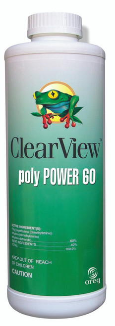 ClearView Poly POWER 60 algaecide - 1 qt  -  LPPQT12
