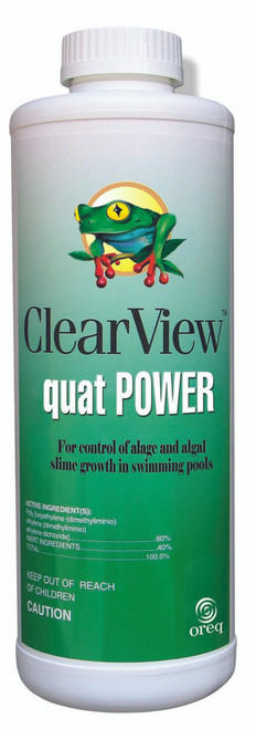 ClearView Quat POWER algaecide - 1 qt  -  LQPQT12