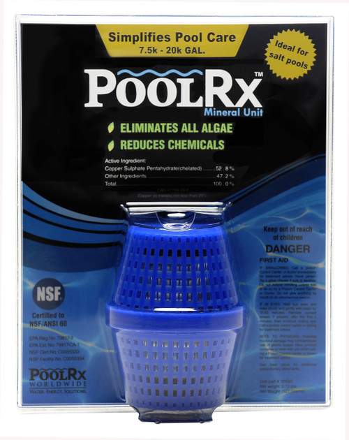 PoolRX Mineral Unit - Blue for 7.5k - 20K Pools - PRX101001