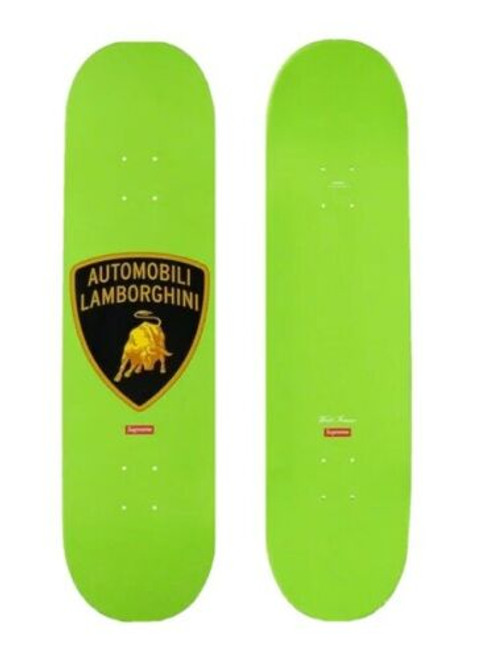Supreme X Lamborghini Automobil Skateboard SS20 8.375 X 32.125 (Lambo Green)