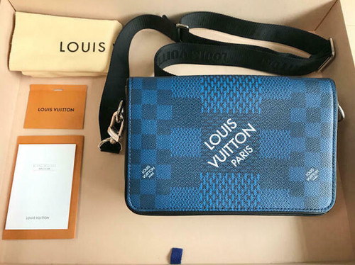 Louis Vuitton 3D Studio Messenger Crossbody Bag Shoulder Purse N50026 Virgil New