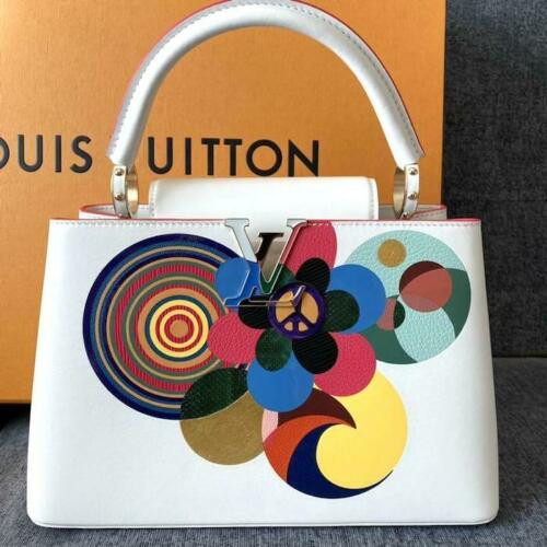 Louis Vuitton Hand Bag Capucines Beatriz Milhazes Crossbody Purse New Ld Rare !