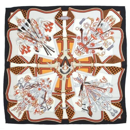 Hermes Carre 140 Shawl Stole Scarf BOUQETS Cashmere Silk Woman Auth Unused New