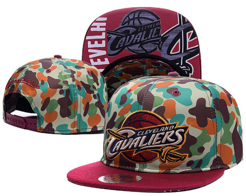 camouflage Cleveland Cavaliers with wine Red Brim