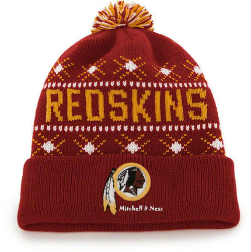 Washington Redskins  Knit Beanie Cap stripes Hat