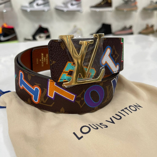 Louis Vuitton NBA Initiales Belt 40MM Monogram Brown