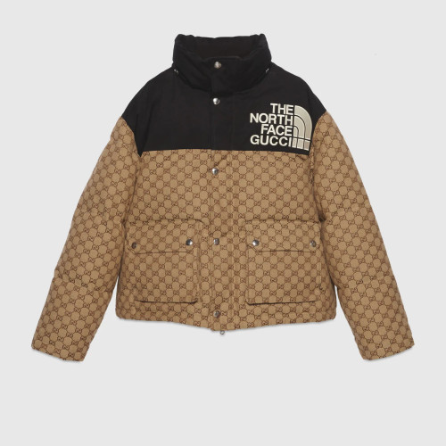 Gucci The North Face GG SUPREME MONOGRAM DOWN JACKET SOLDOUT EVERYWHERE NEW