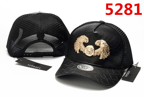 New Versace Baseball Hat Women Men Sport Casual Cap Black NWT with Gold Logo