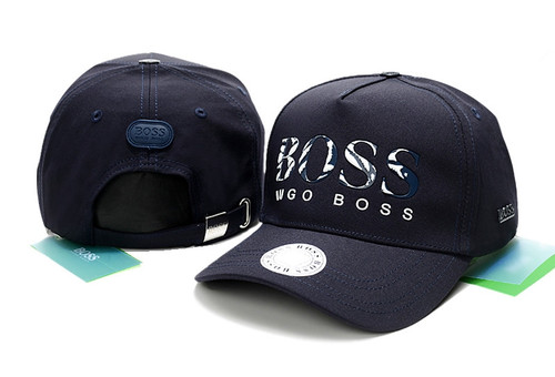 Hugo Boss Mens Black Big BOSS Logo Dat Hat Baseball Cap 26