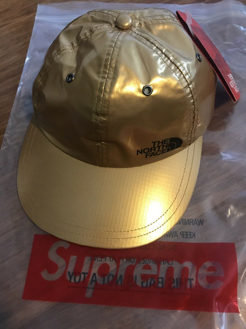 Supreme X The North Face Metallic Gold Cap Hat