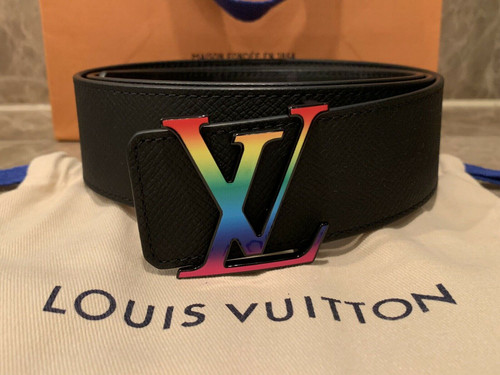 AUTH NEW Louis Vuitton LV Virgil Abloh Chicago Mca Exclusive Belt Size 10040