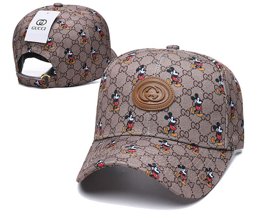 2020 New Hat Unisex Baseball Gucci Cap hat(Brown)