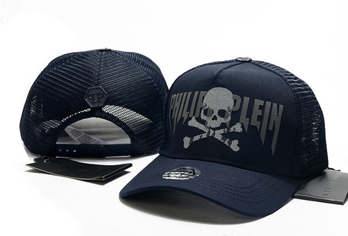 New Philipp Plein Snapback Skull Logo Embroidered Baseball Cap Hat 3297