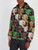 GUCCI PANTHER FACE QUILTED HOODED JACKET