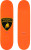 Supreme Automobili Lamborghini Skateboard Orange