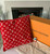 New Authentic Louis Vuitton Supreme Red Bogo Pillow 2017 Monogram Box Logo Yeezy