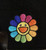 Takashi Murakami x New Era Beanie Knit Cuff Hat Flower Rainbow