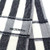 Hermes Blanket Shawl Stole Scarf Black White Stripe Cotton Rayon Unused 57x38 in