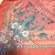 Hermes Mousseline Silk Scarf Stole Shawl Jeux de Paille Chiffon Red Floral 140cm