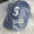 Navy Blue Authentic Supreme Raffia S Logo 6-Panel Hat SS22