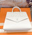 Louis Vuitton Lockme PM Soft White Calfskin Leather Tote