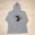 Gray BAPE Face primt pullover sweat shirts