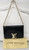 New LOUIS VUITTON Black Patent Leather, Gold Chain Shoulder, Front Flap Handbag