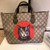 GUCCI Mystic Cat Tote Bag Shoulder Shopping Purse Animal GG Supreme Auth New