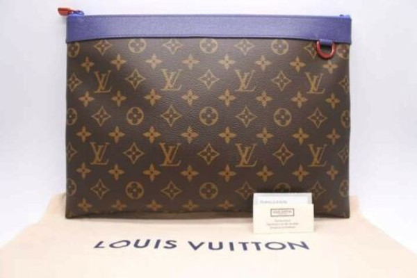 Louis Vuitton LV Clutch Bag APORO GM Monogram Pochette Split line