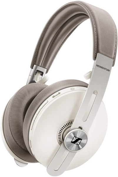 Sennheiser Momentum 3 Wireless Noise Cancelling Headphones with Alexa, Auto OnOff, Smart Pause Functionality and Smart Control App, White